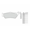 BREMBO Plaquettes de frein moto OEM Métal Fritté 07BB0390