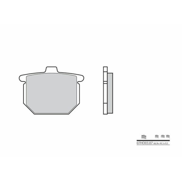 BREMBO Brake Pads Road Organic 07HO0307