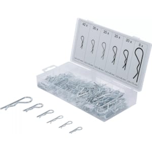Bolts, nuts and small hardware BGS TECHNIC Assortment of retaining springs 150 pcs