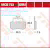 TRW Plaquettes de frein MCB733SRM Sinter maxi scooter