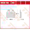 TRW Plaquettes de frein MCB735EC Organique