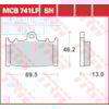 TRW Plaquettes de frein MCB741 Allround organique