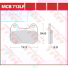 TRW Brake pads MCB713 Allround organic
