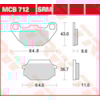 TRW Plaquettes de frein MCB712SRM Sinter maxi scooter