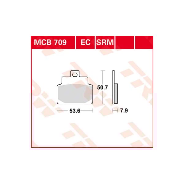TRW Plaquettes de frein MCB709SRM Sinter maxi scooter