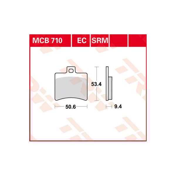 TRW Brake pads MCB710SRM Sinter maxi scooter