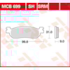TRW Plaquettes de frein MCB699SRM Sinter maxi scooter