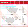 TRW Plaquettes de frein MCB838 Allround organique