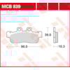 TRW Plaquettes de frein MCB839 Allround organique