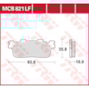 TRW Brake pads MCB821 Allround organic