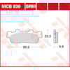 TRW Brake pads MCB830SRM Sinter maxi scooter