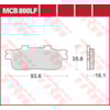 TRW Brake pads MCB800 Allround organic