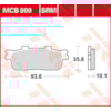 TRW Plaquettes de frein MCB800SRM Sinter maxi scooter