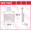 TRW Brake pads MCB775 Allround organic