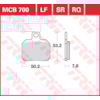 TRW Plaquettes de frein MCB700SH Sinter street