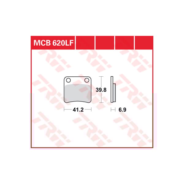 TRW Brake pads MCB620 Allround organic