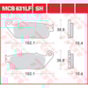 TRW Plaquettes de frein MCB631 Allround organique