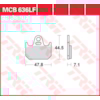 TRW Plaquettes de frein MCB636 Allround organique