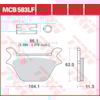 TRW Plaquettes de frein MCB583 Allround organique