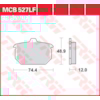 TRW Plaquettes de frein MCB527 Allround organique
