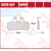 TRW Plaquettes de frein MCB557SRM Sinter maxi scooter