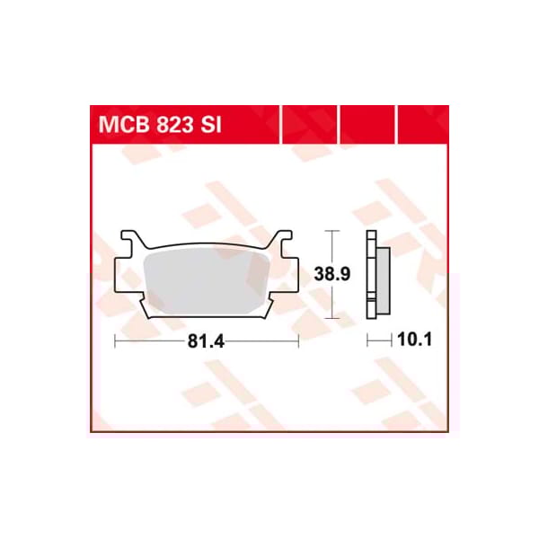 TRW Plaquettes de frein MCB823SI Sinter offroad