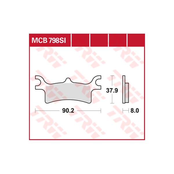 TRW Brake pads MCB798SI Sinter offroad