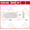 TRW Plaquettes de frein MCB666SRM Sinter maxi scooter