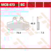TRW Plaquettes de frein MCB673EC Organique