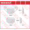 TRW Plaquettes de frein MCB657 Allround organique
