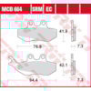 TRW Plaquettes de frein MCB664SRM Sinter maxi scooter