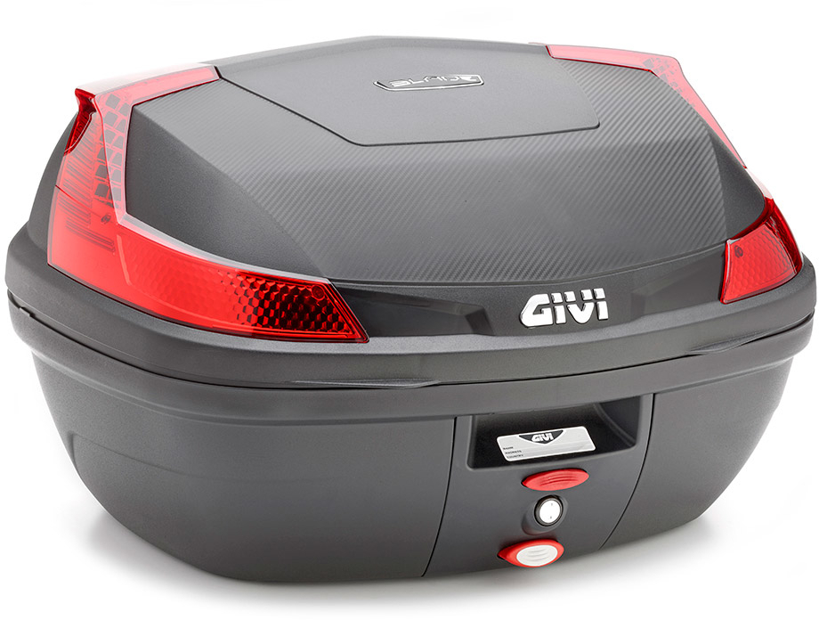 GIVI B47 Blade top case red reflectors, black cover