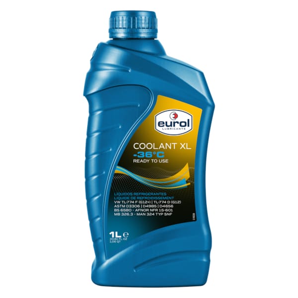 EUROL Liquide de refroidissement XL -36° (G12+) 1 litre