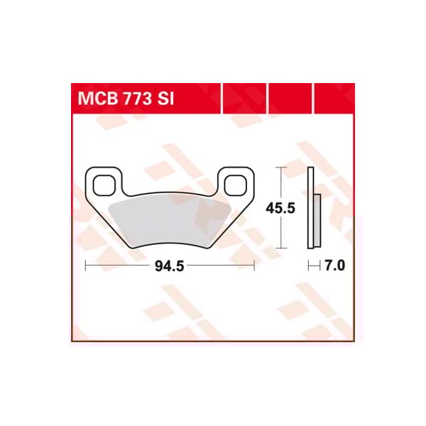 TRW Plaquettes de frein MCB773SI Sinter offroad