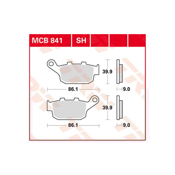 TRW Brake pads MCB841SH Sinter street