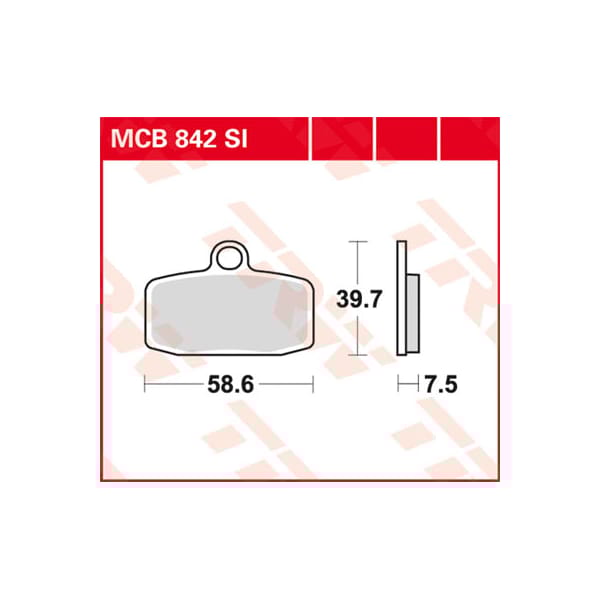 TRW Brake pads MCB842SI Sinter offroad