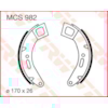 TRW Brake shoes MCS982