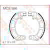 TRW Brake shoes MCS986