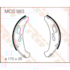 TRW Brake shoes MCS983