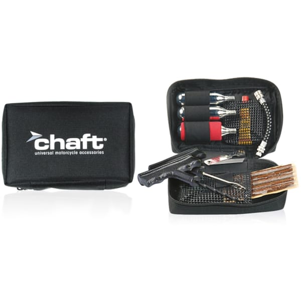 CHAFT Kit réparation pneu tubeless - Kit réparation pneu moto
