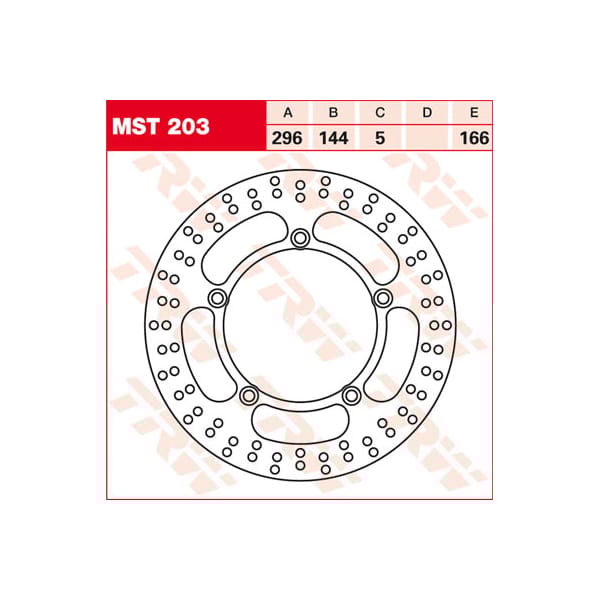 TRW Remschijf MST203