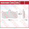 TRW Plaquettes de frein MCB816SV Sinter street