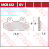 TRW Plaquettes de frein MCB822SV Sinter street