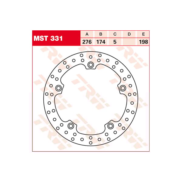 TRW Brake disc MST331