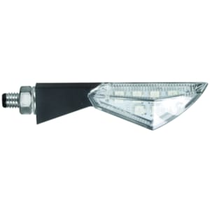 Knipperlichten CHAFT Zoom Zwart met transparante lens (per paar)