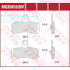 TRW Plaquettes de frein MCB813SV Sinter street