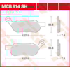 TRW Brake pads MCB814SH Sinter street