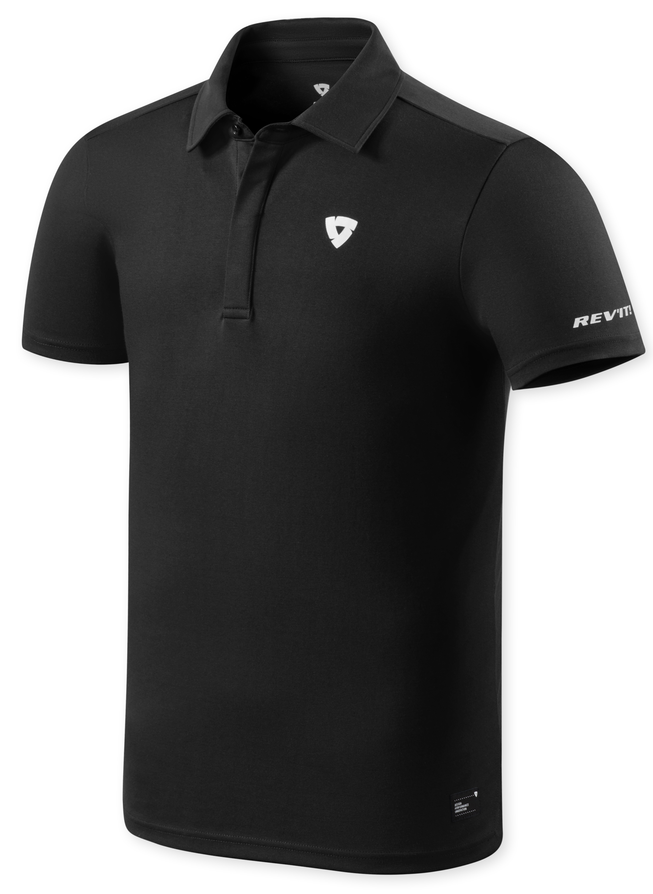 T-shirts and sweaters REV'IT! Dax Polo Black