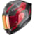 Integraalhelm SCORPION EXO-1500 Carbon Air Platted Zwart-Rood