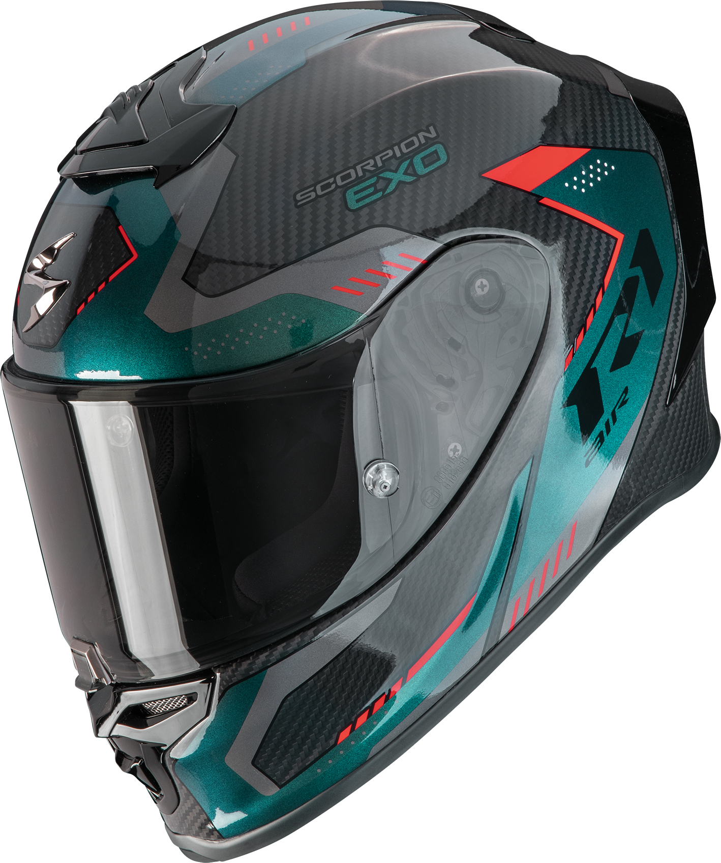 Casque intégral SCORPION EXO-R1 Evo Air Carbon Propel Noir-Vert